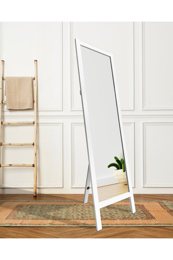 Double T Concept® Standing Mirror White