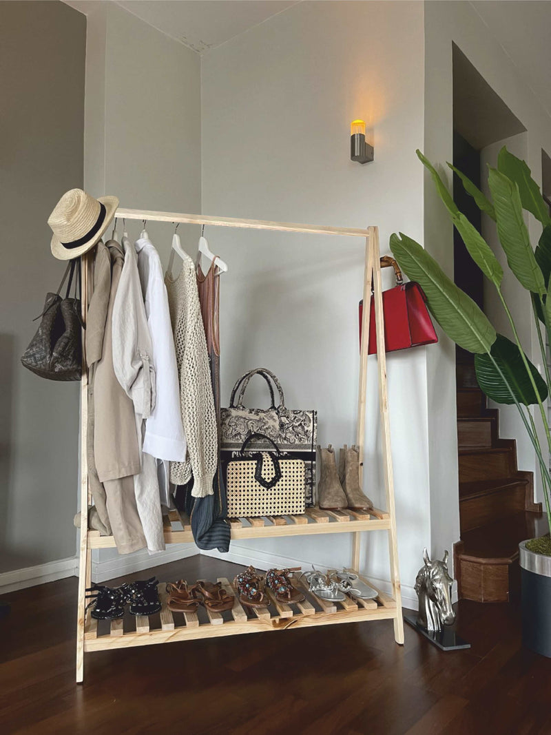 Double T Concept® Flora Clothing Rack Naturel